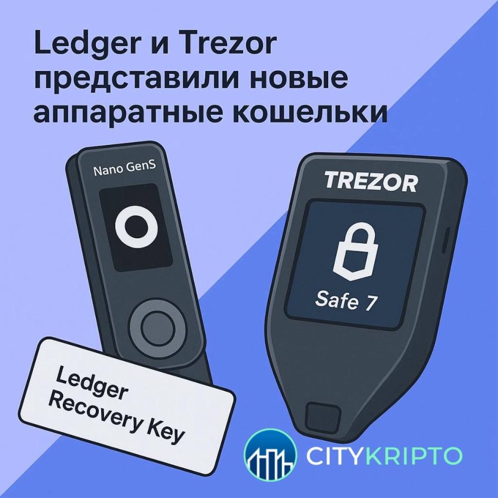 Ledger и Trezor представили новое поколение аппаратных кошельков