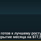 Биткоин готов к лучшему росту с Q4 2024: закрытие месяца на $77,5K