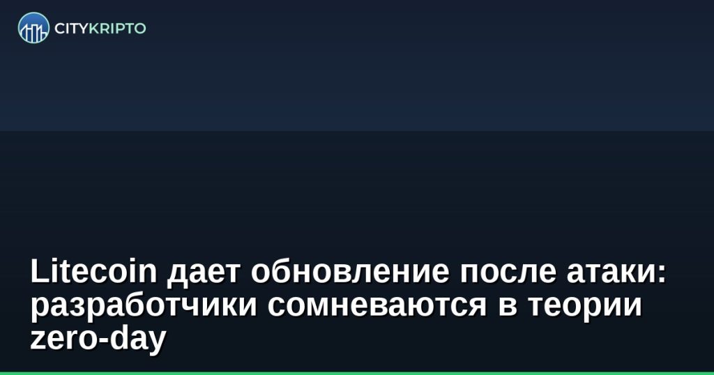 Логотип Litecoin на фоне блокчейна