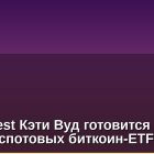 ARK Invest Кэти Вуд готовится к запуску спотовых биткоин-ETF
