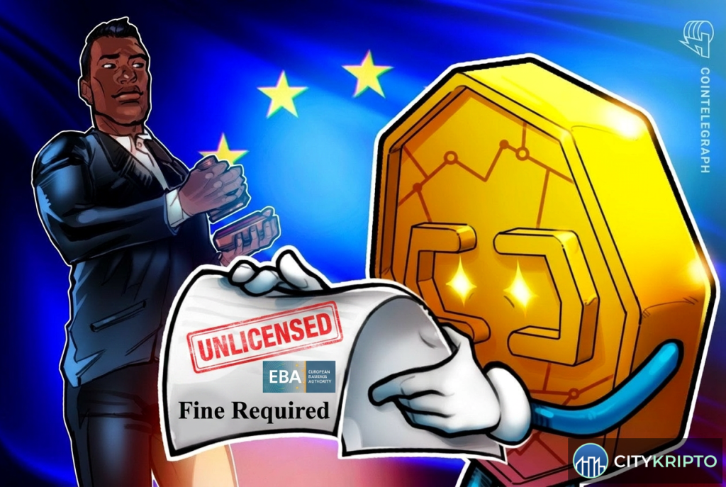 График роста штрафов для криптокомпаний по данным EBA