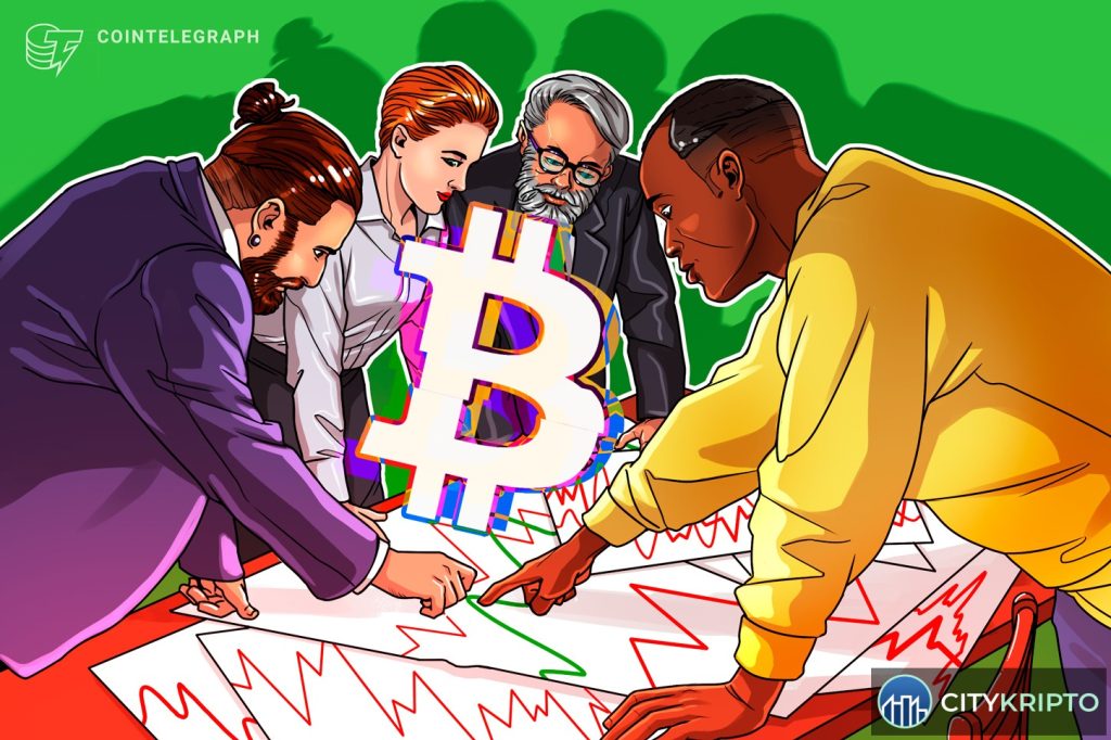 График биткоина с уровнем поддержки $60 000 и индикаторами