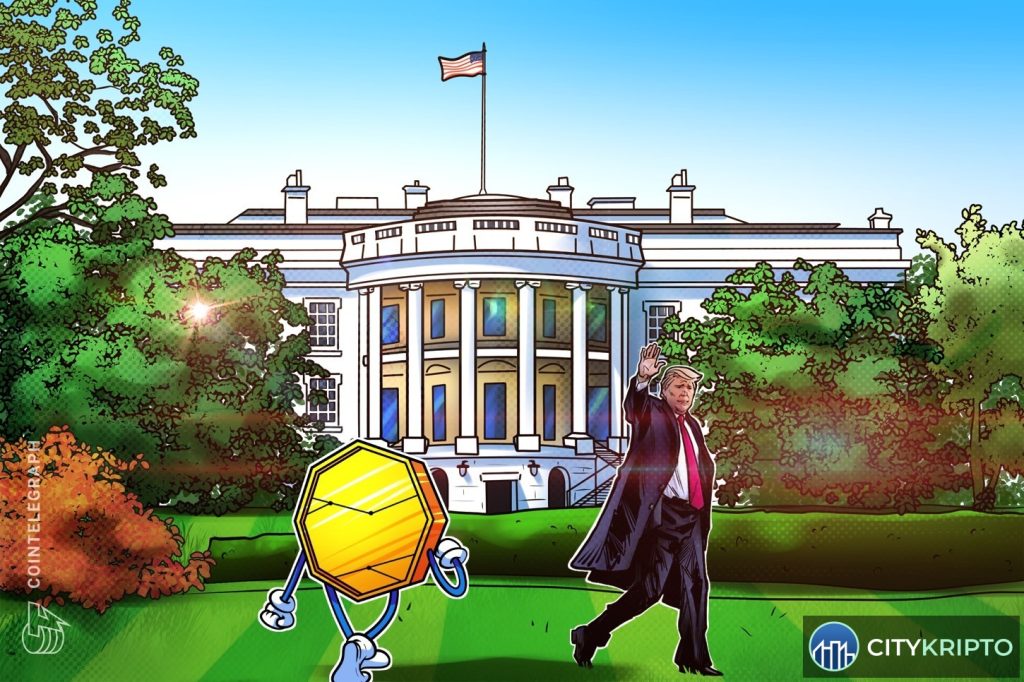 Дональд Трамп подписывает закон о запрете CBDC на фоне графика Bitcoin и USDT