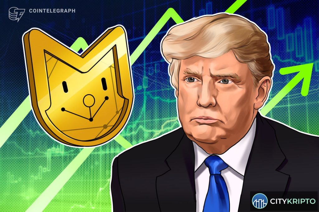 Дональд Трамп и криптовалюта: доход от мемкоинов превысил доход от недвижимости в 2025 году