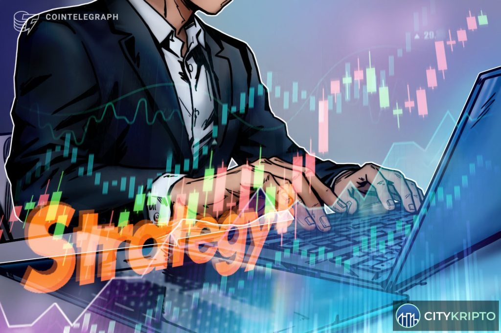 График цены Bitcoin на фоне новости о реструктуризации капитала Strategy