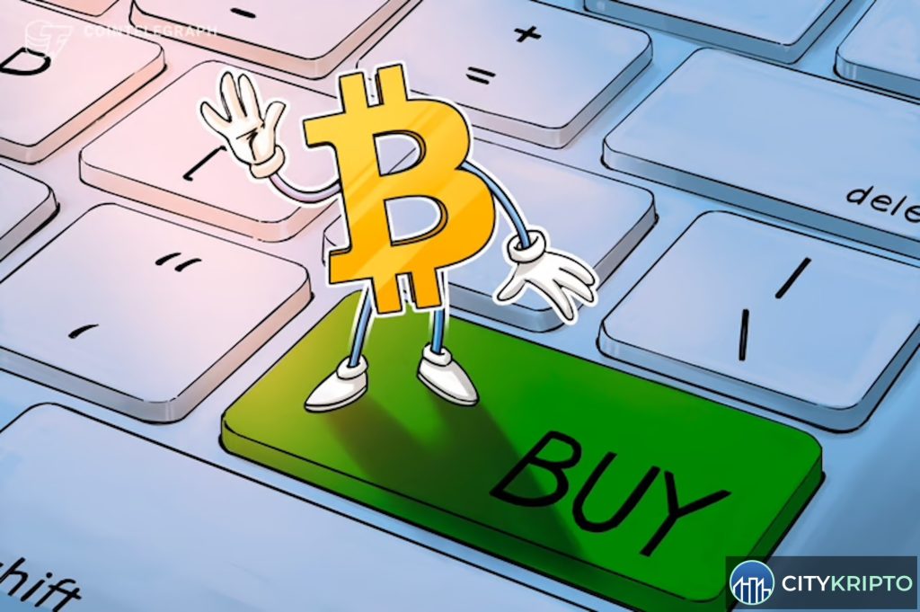 График биткоина с индикатором TD9, показывающий сигнал разворота медвежьего рынка