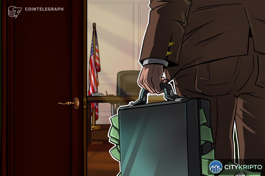 Логотип Ripple и здание Капитолия США