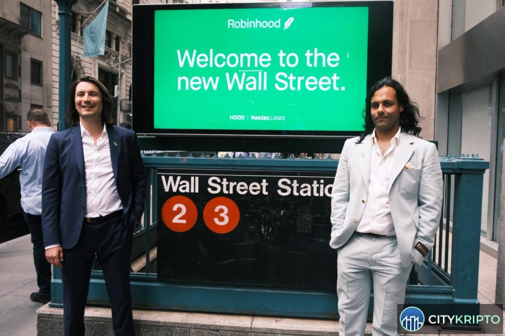 График роста Robinhood Chain с мемкоинами и токенизированными акциями