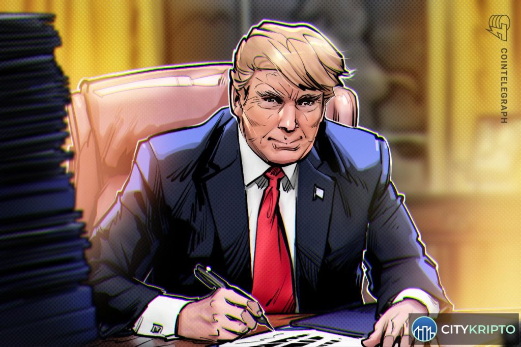 Дональд Трамп и сенаторы обсуждают CLARITY Act за столом переговоров