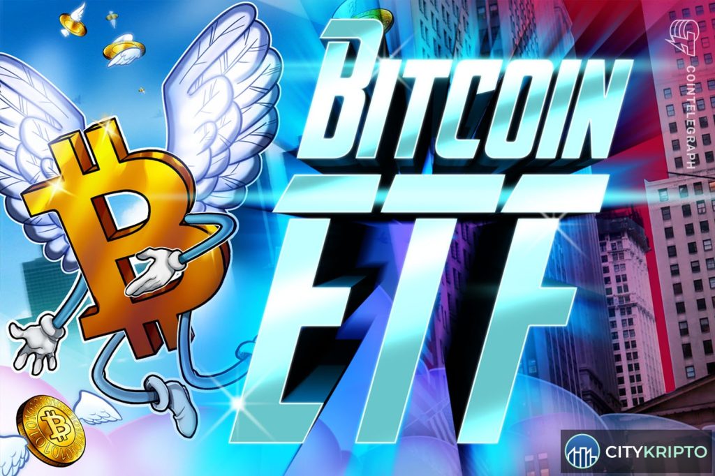 График притока капитала в Bitcoin ETF за три дня