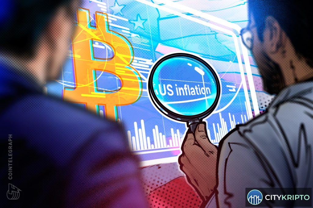 График Bitcoin с ключевыми уровнями поддержки и сопротивления на фоне новостей об инфляции и геополитике