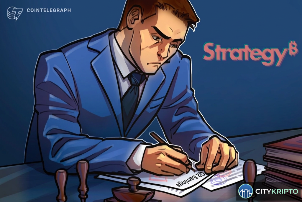 График падения биткоина и убытков Strategy во втором квартале