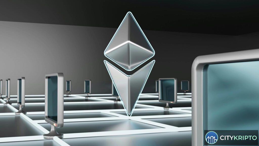 Иллюстрация предложения EIP-8361 для Ethereum с графиком снижения эмиссии