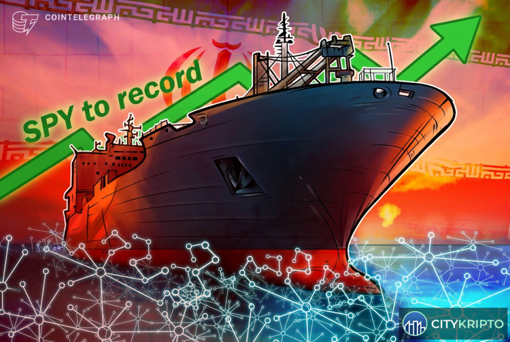 График Bitcoin на уровне $64,000 на фоне рекордного роста S&P 500