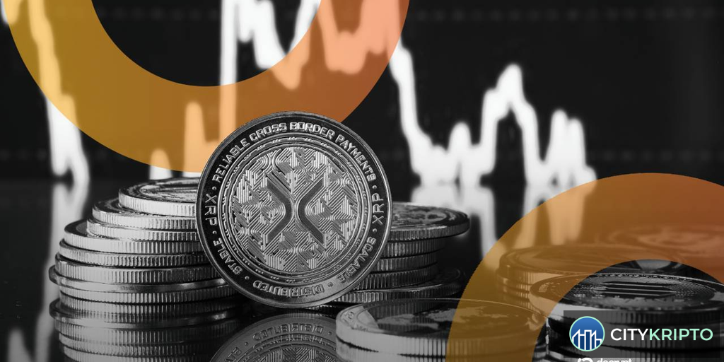 График XRP и Bitcoin с индикатором смертельного креста и данными о накоплении китов