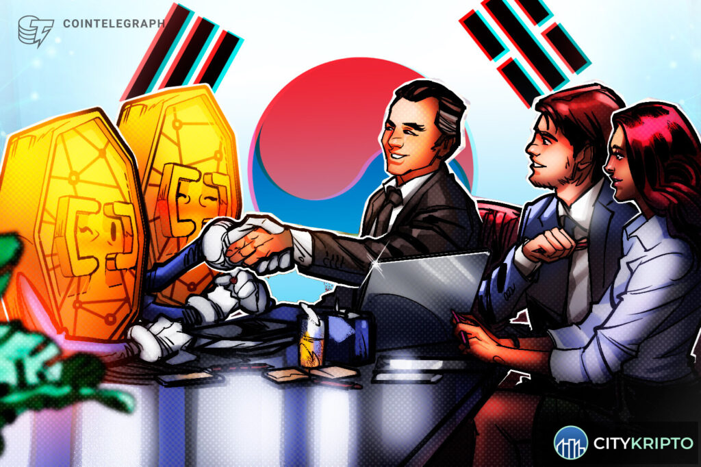 Логотип Ripple и южнокорейского банка Jeonbuk Bank на фоне глобальных платежей