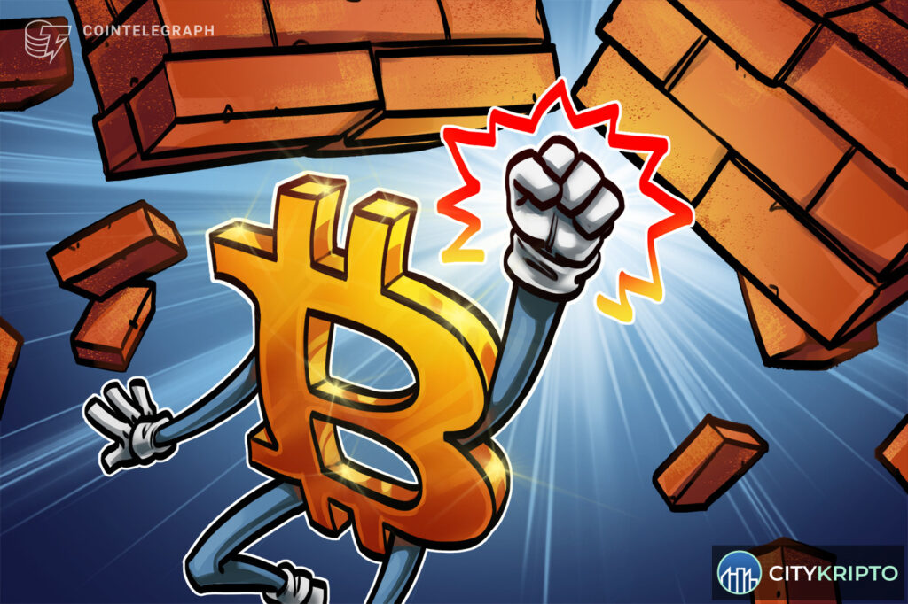 График роста госдолга США и курс Bitcoin на фоне экономической нестабильности