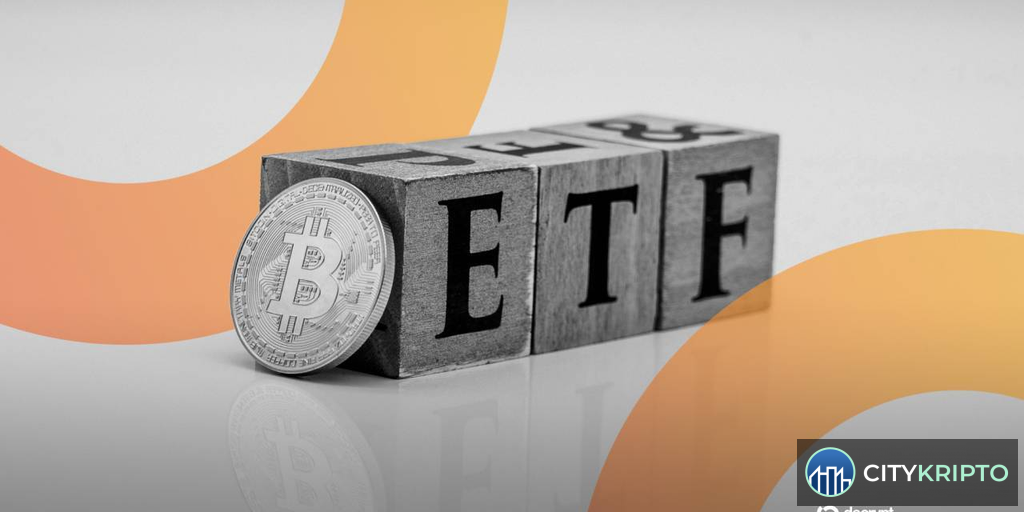 График притока средств в биткоин-ETF с указанием рекордного показателя и доли BlackRock