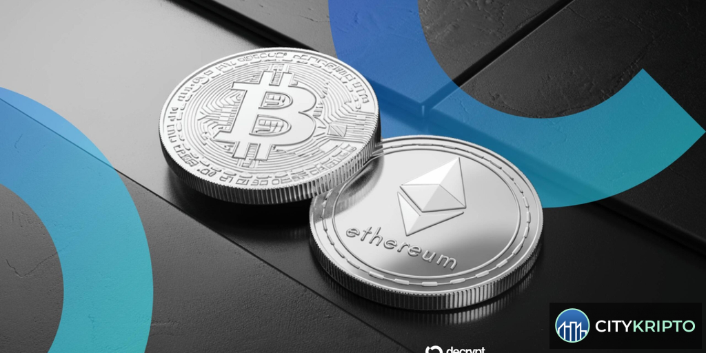 График роста биткоин и Ethereum ETF за неделю