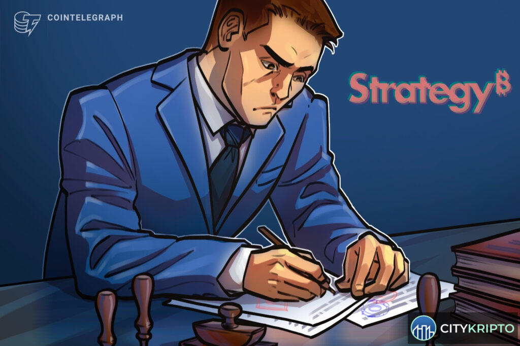 График Bitcoin и здание биржи, символизирующие связь криптовалюты и рынков капитала