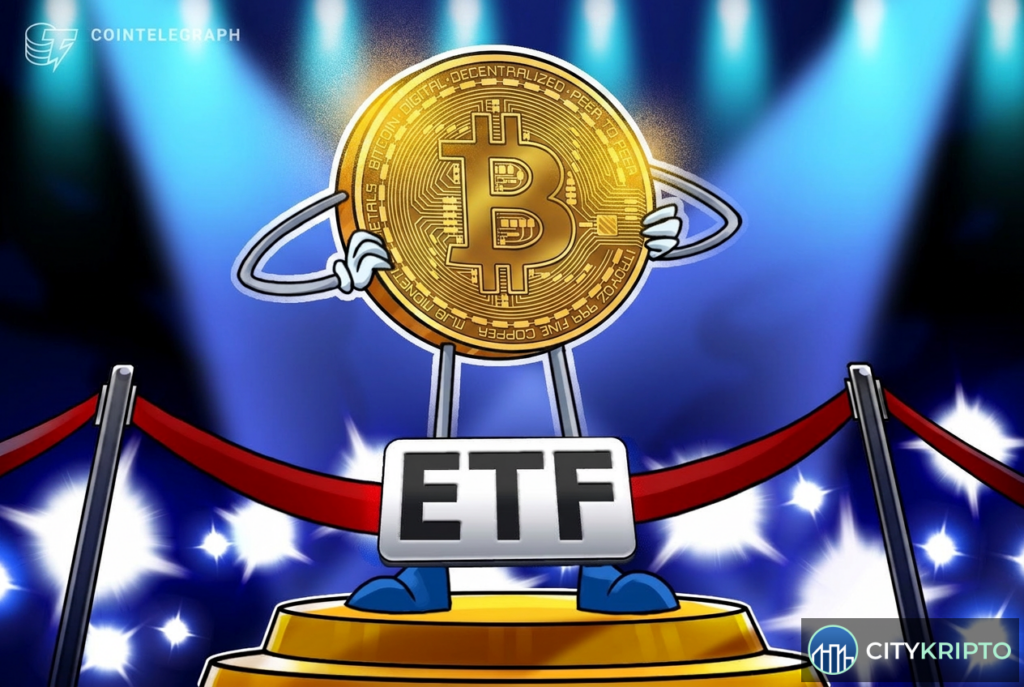 График притока средств в Bitcoin ETF от BlackRock