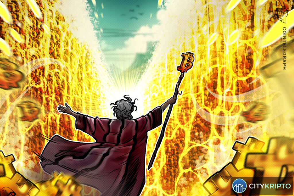 График роста Bitcoin на фоне новости о покупке Strive