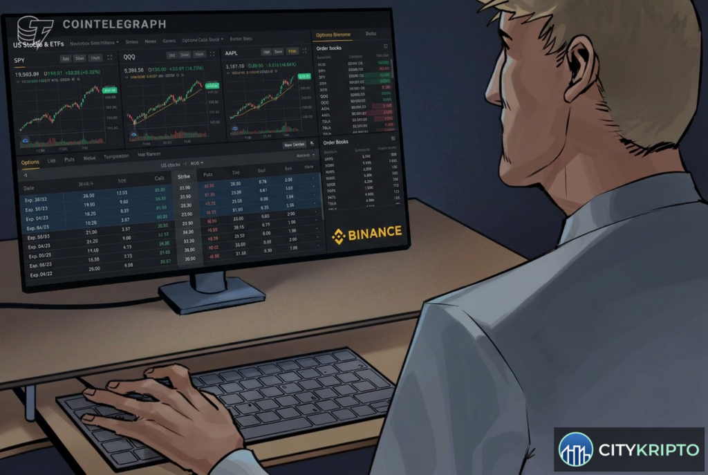 Binance запускает опционы на акции и ETF для нерезидентов