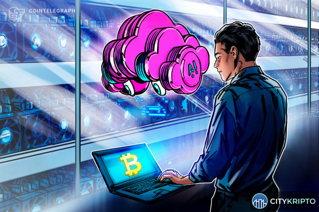 График падения запасов Bitcoin у Hyperscale Data и переход к ИИ-дата-центру