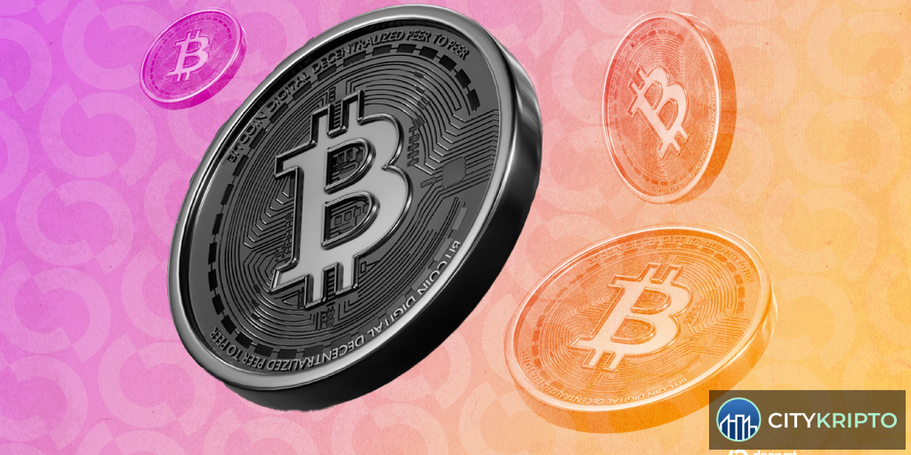 График роста биткоина и логотип Strive Asset Management