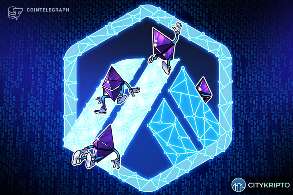 График роста Arbitrum на фоне Bitcoin и Ether с прогнозом до 2030 года