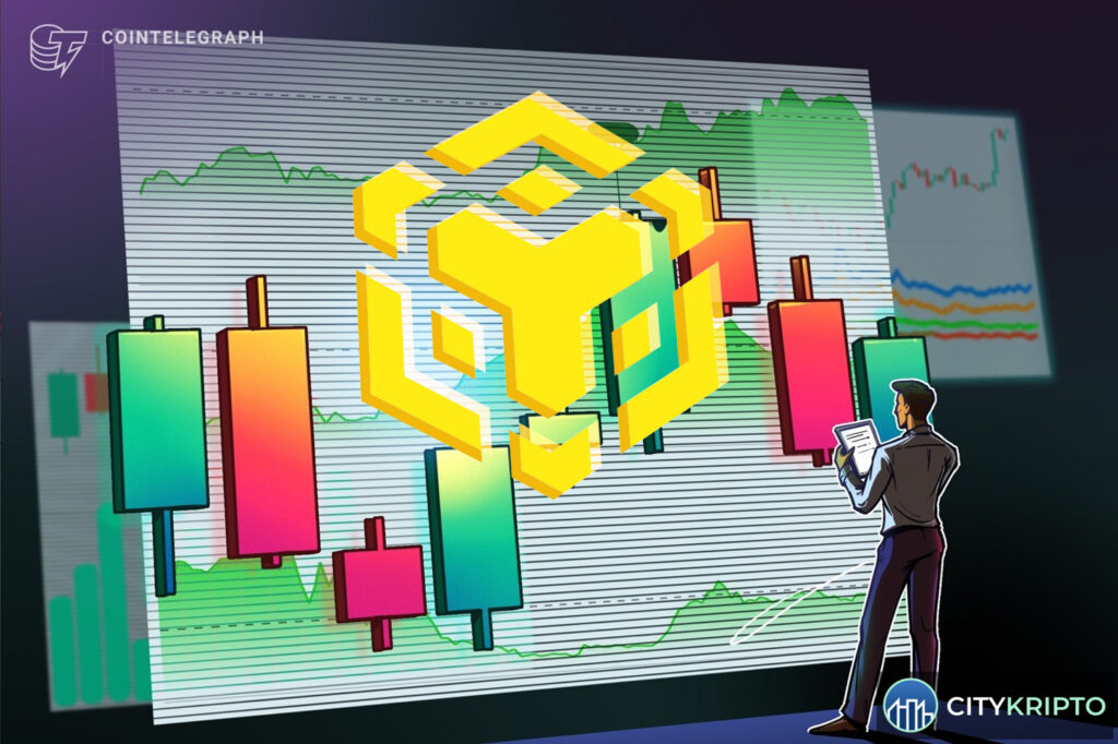 Логотип BNB Chain на фоне графика роста токенизированных активов