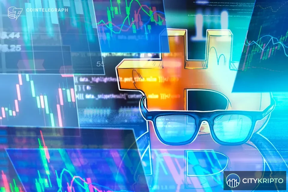 График курса Bitcoin с отметкой $87 000 на фоне новостей о занятости в США
