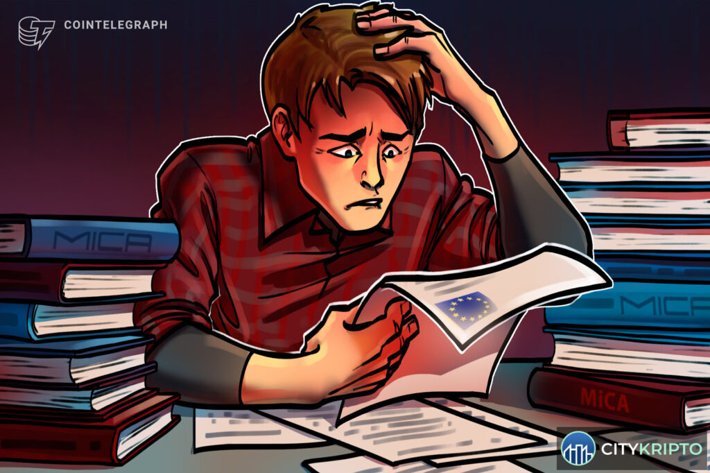 Логотип Bitcoin.de на фоне графика падения торгов