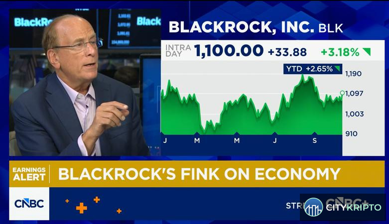 Ларри Финк, генеральный директор BlackRock, предупреждает о рецессии в США