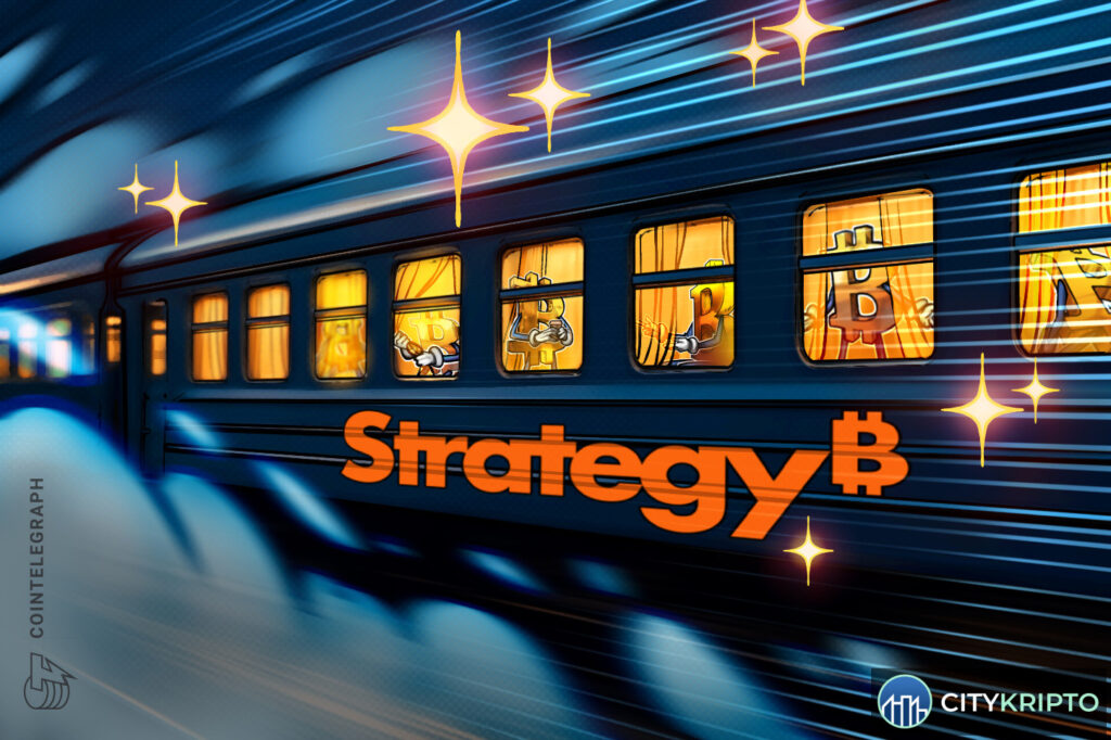 Логотип MSCI на фоне графиков криптовалют и акций Strategy