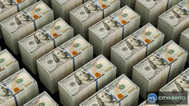 Логотип Franklin Templeton и блокчейн XRP Ledger с графиком роста инвестиций