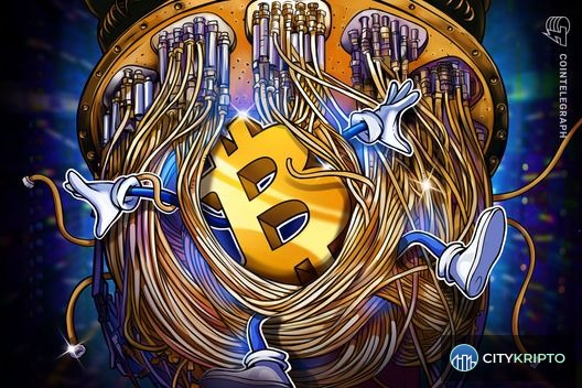 Иллюстрация: Bitcoin и квантовые компьютеры, символизирующие угрозу для блокчейна