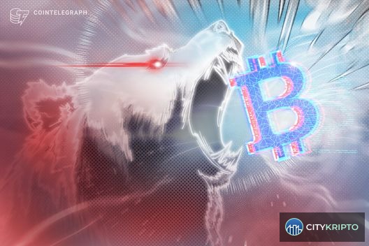 График цены Bitcoin с выделением ключевых уровней в поздней стадии медвежьего рынка