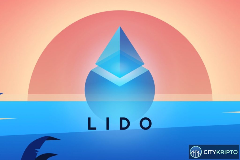 График цены токена LDO с предложением выкупа на $20 миллионов от Lido DAO