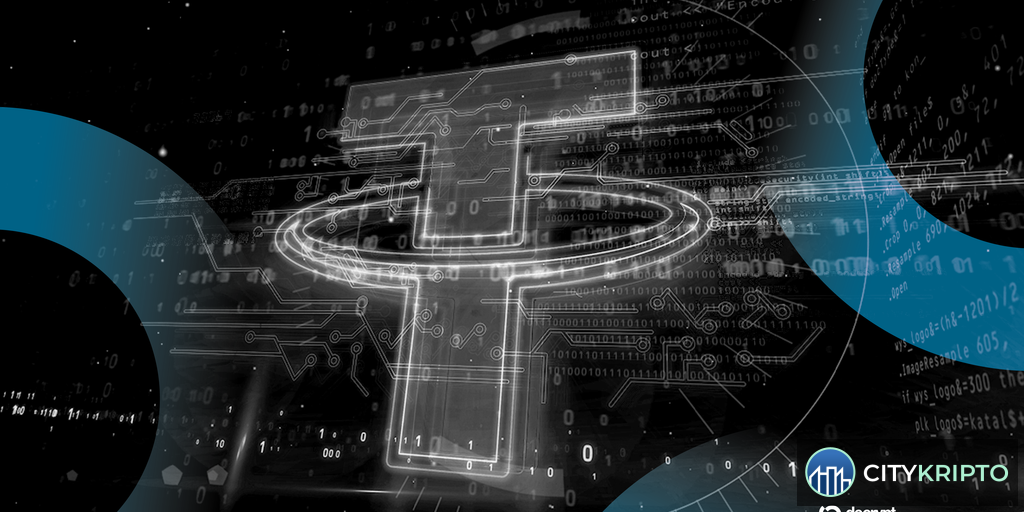 Логотип USAT Stablecoin на фоне сети Celo и Google Cloud, символизирующий расширение криптовалютной экосистемы