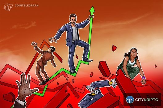 Логотип Bitfarms на фоне графиков Bitcoin и символов HPC/AI