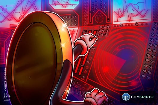 Иллюстрация взлома Drift Protocol с символами криптовалюты и предупреждающими знаками