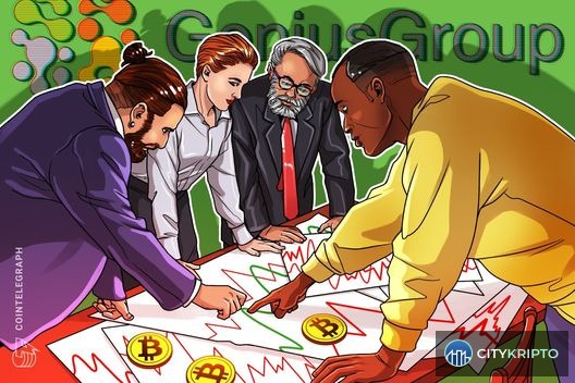 График продажи Bitcoin компанией Genius Group для погашения долга