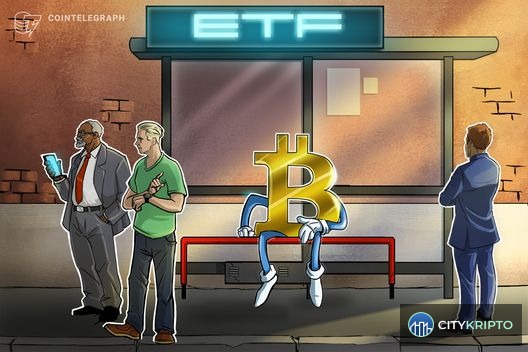 Логотип Morgan Stanley Bitcoin Trust с графиком Bitcoin на фоне