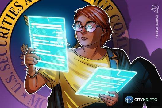 Логотип SEC на фоне графиков криптовалют Bitcoin и USDT