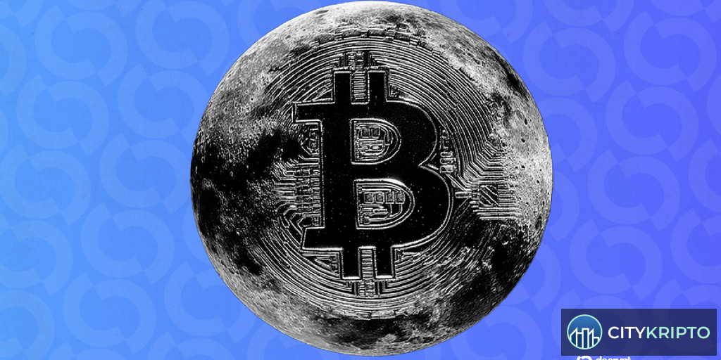 График роста Bitcoin после перемирия в Иране и логотип ETF AfterDark