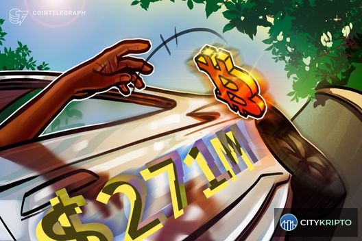 График продажи Bitcoin китами на сумму $271 миллион и влияние на крипторынок