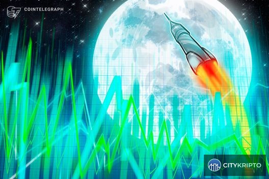 Изображение миссии Artemis II и графиков криптовалютных рынков предсказаний