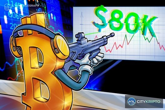 График Bitcoin с прогнозом роста до $80 000 в апреле 2024 года