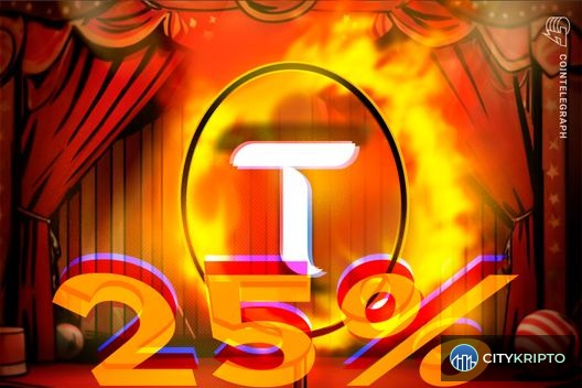График падения криптовалюты Bittensor TAO на 45% на фоне обвинений в децентрализации